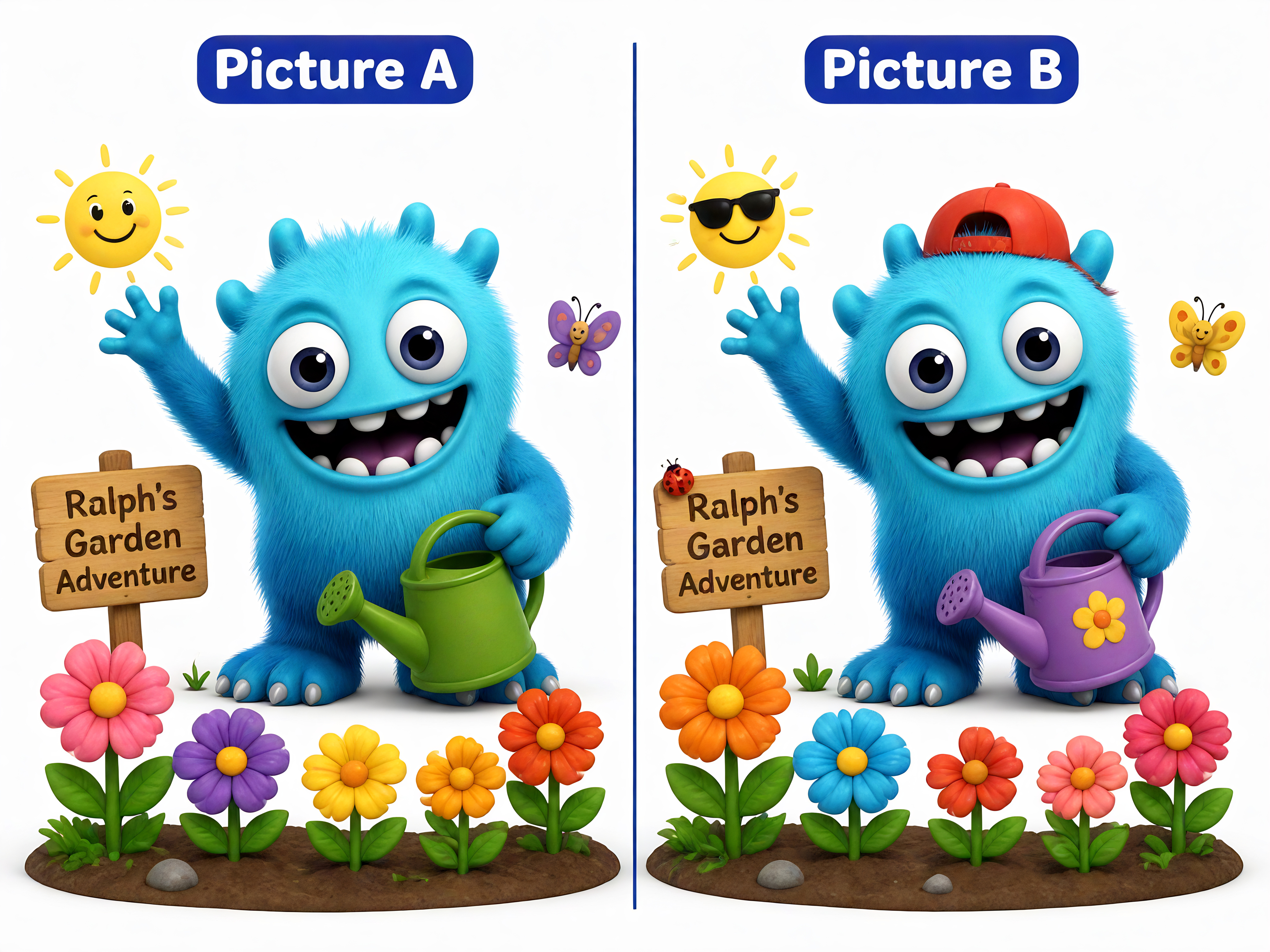 Spot the Difference - Garden